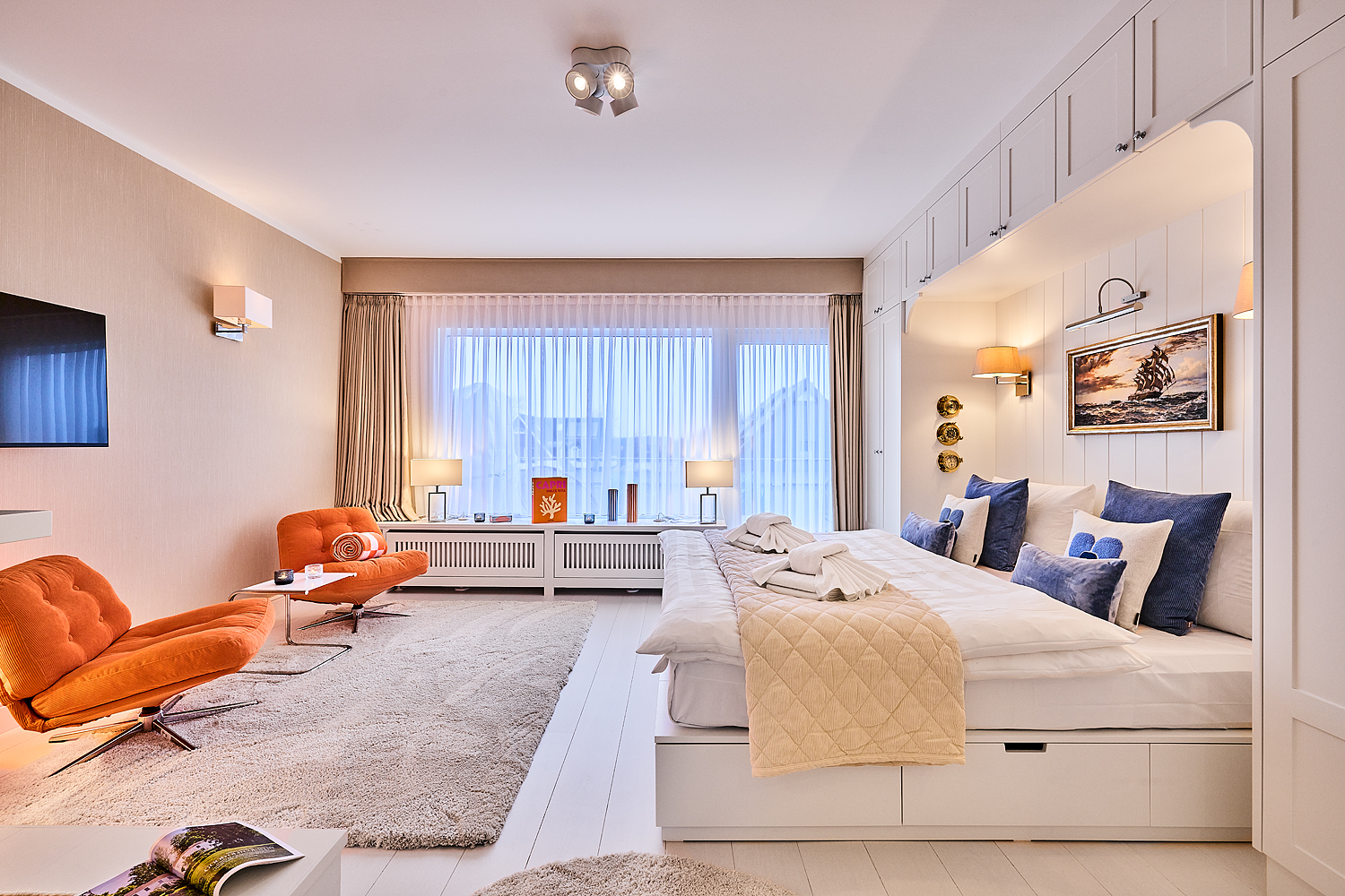 Appartement mit Balkon